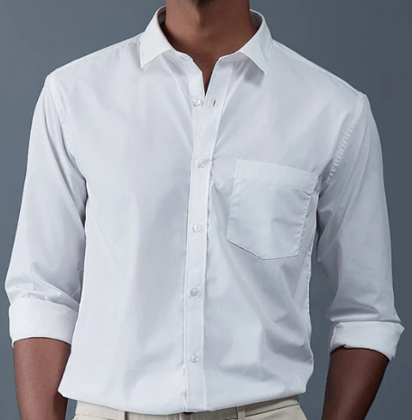  Cotton White Shirt 