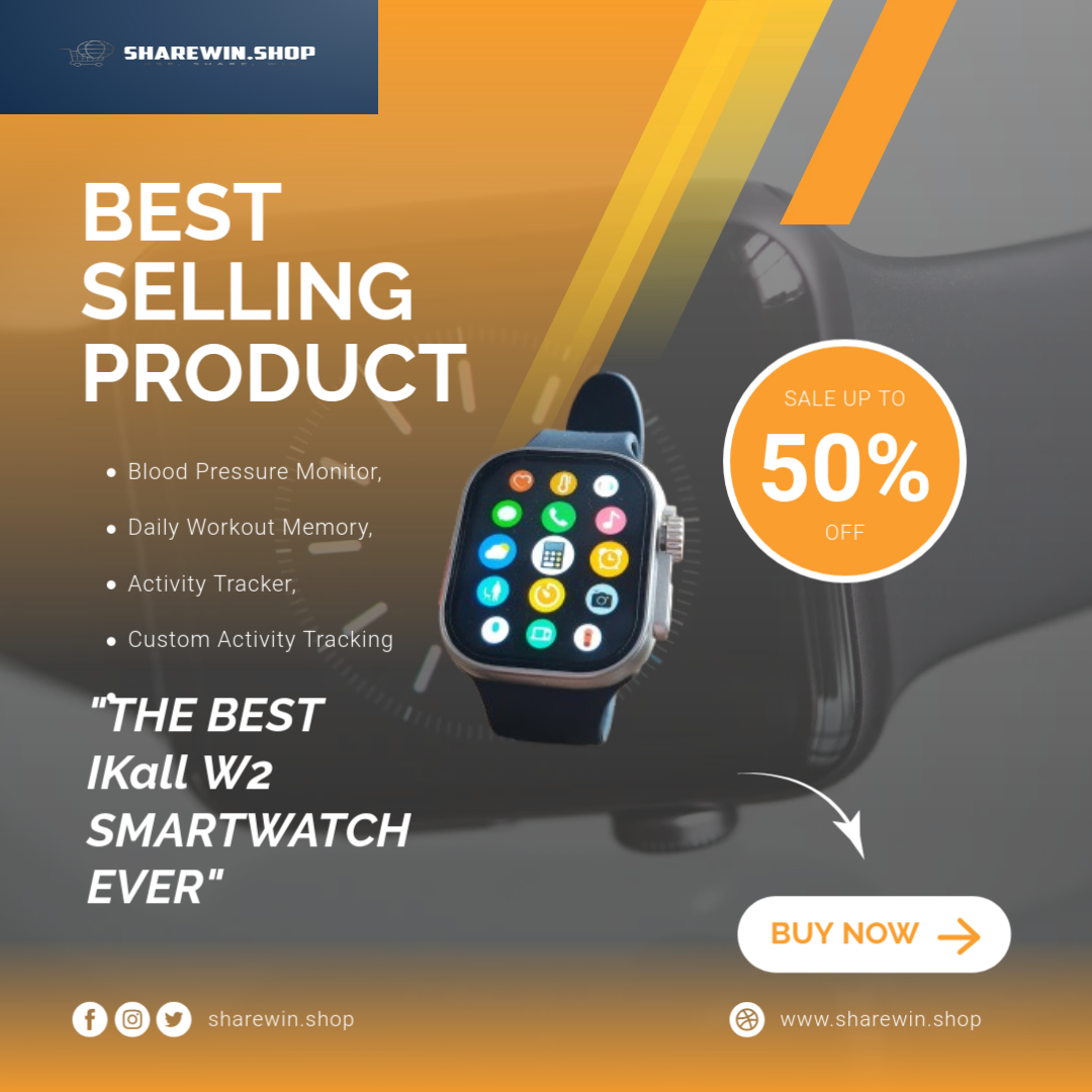 SHAREWIN IKALL W2 Smartwatch With 2.9