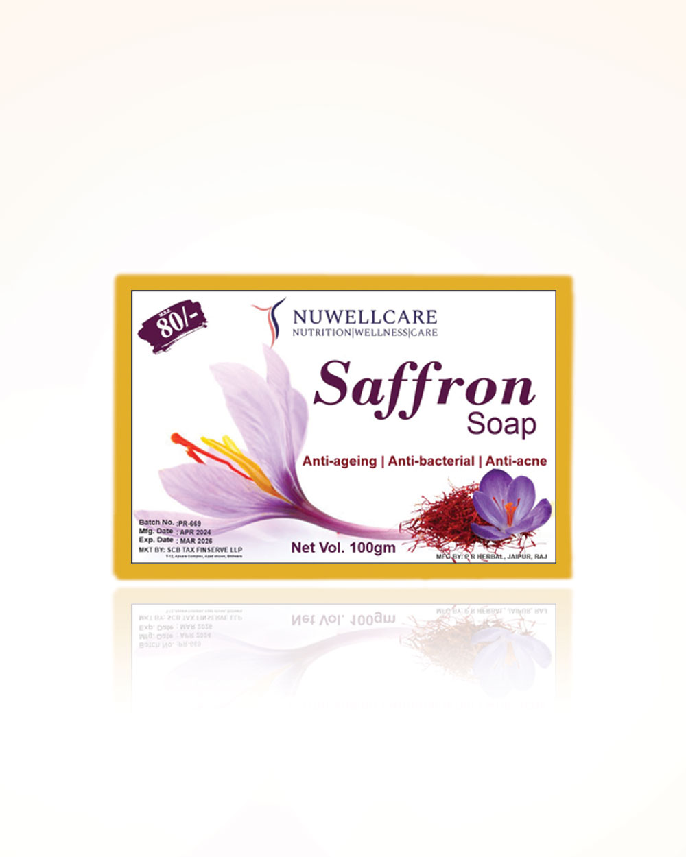 Premium Saffron Pure & Gentle Body Soap